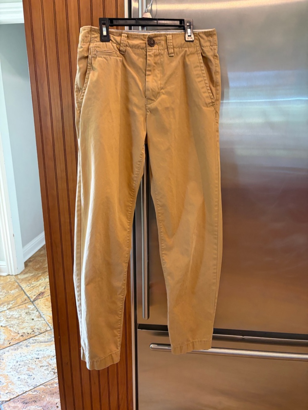 American Eagle Outfitters Men's Khaki Chino Pants - Light Tan